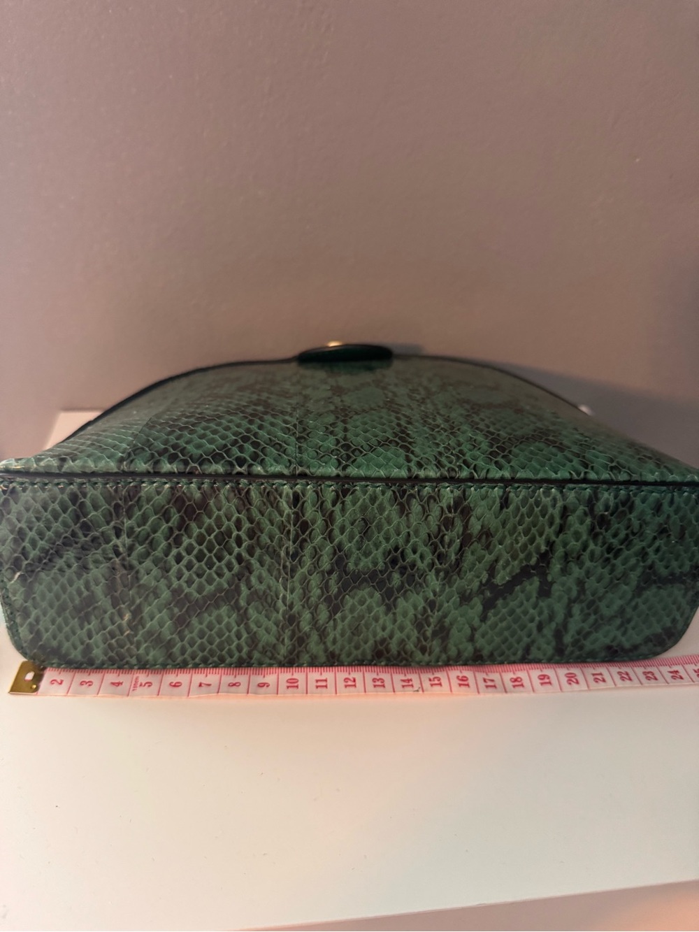 Gucci Ophidia Dome Crossbody Bag- Green Python Leather - Picture 11 of 13